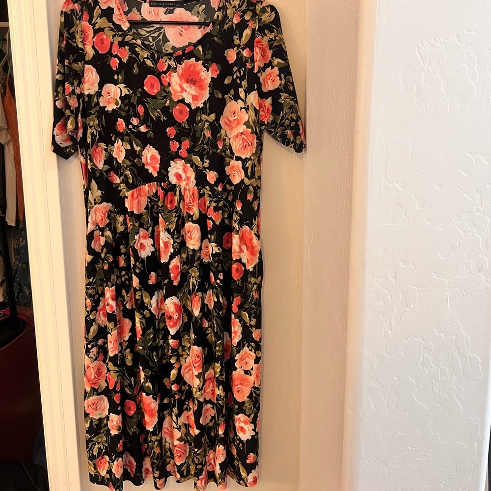 Plus Size Womens floral dress